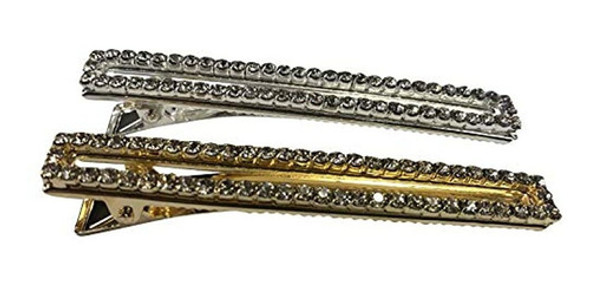 Pinzas De Cocodrilo De Metal De Cristal De Oro Y Plata Pinza 0 Pinzas De Cocodrilo De Metal De Cristal De Oro Y Plata Pinza 0