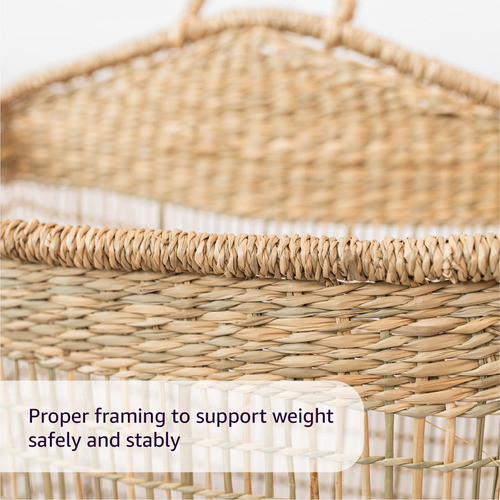 Lilacraft Juego De 2 Cestas Flexibles De Hierba Marina, Cest 1