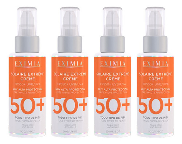 Combo X4 Protector Eximia Solaire Extreme Fps50 Fluide 50 Ml 1