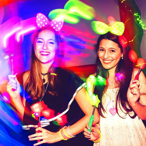 Vip 400 Art. Combo Cotillon Luminoso Led Neon Fluo Carioca 1