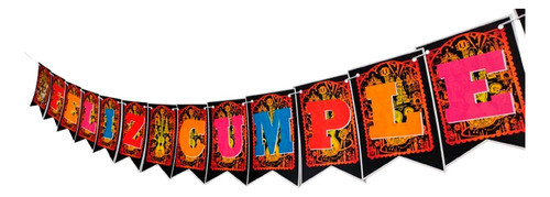 Banderin Deco Feliz Cumple Pelicula Coco Guirnalda 0