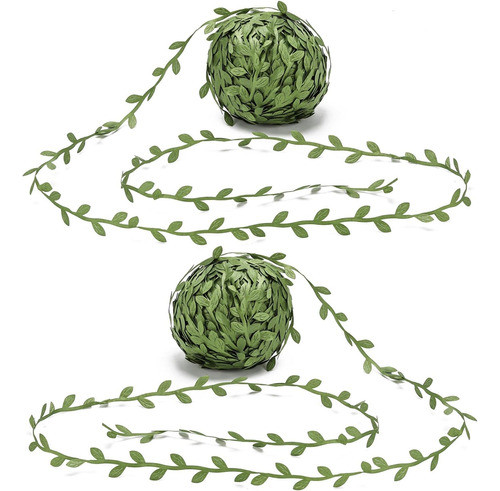 2 Rollos Cinta Hojas 262 Pies, Enredaderas Artificiales, 0