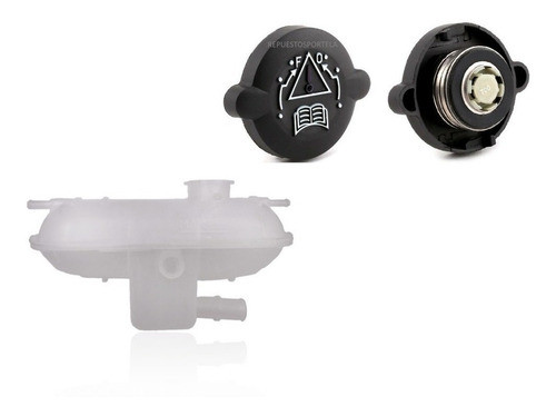 Kit X2  Deposito Agua Refrig + Tapa   Berlingo  1.9 Diesel 0