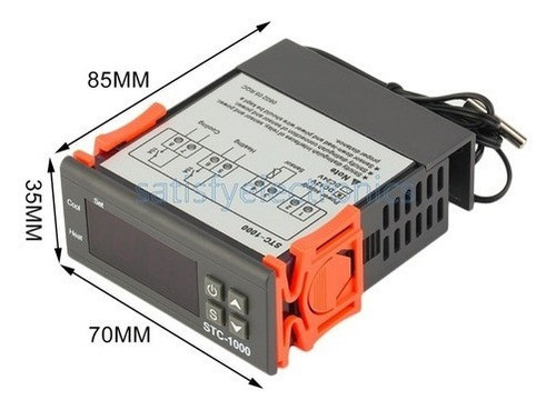 Termómetro Y Termostato Digital 220v - Frio O Calor Stc-1000 1