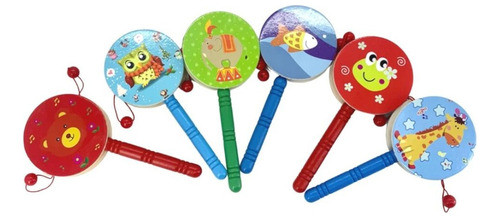Tamborcito Infantil De Madera - Tambor Didáctico Musical 1