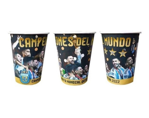 Vasos Y Platos Cotillón - Selección Argentina Mundial 0 Vasos Y Platos Cotillón - Selección Argentina Mundial 0