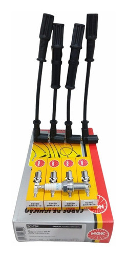 Kit Cables Y Bujias Ngk Fiat Fiorino Way 1.4 8v Fire Evo 0