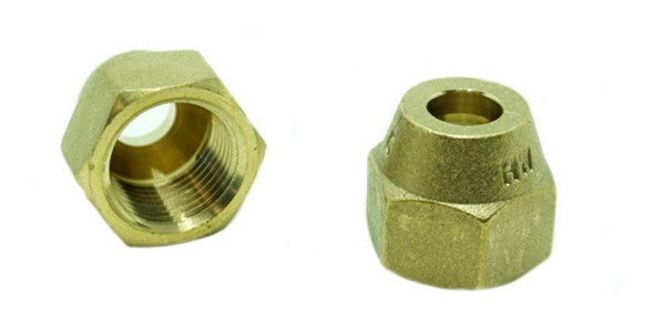 Cupla/tuerca Reducción 1/2 A 3/8 Flare Para Refrigeración X5 0