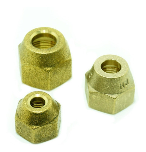 Cupla/tuerca Reducción 1/2 A 3/8 Flare Para Refrigeración X5 1