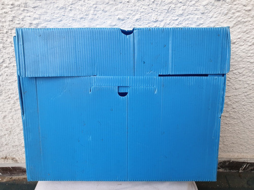 Caja Plástica De Archivo Polibras 37 X 28 X 9. 1