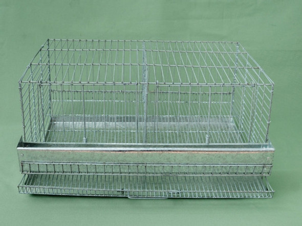 Jaula Para Codorniz Reforzada 61x40.5x29 2 Divisiones 1