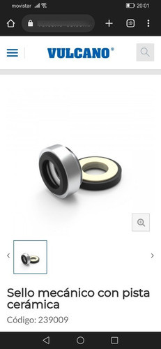 Sello Bombas Vulcano. Todos 0