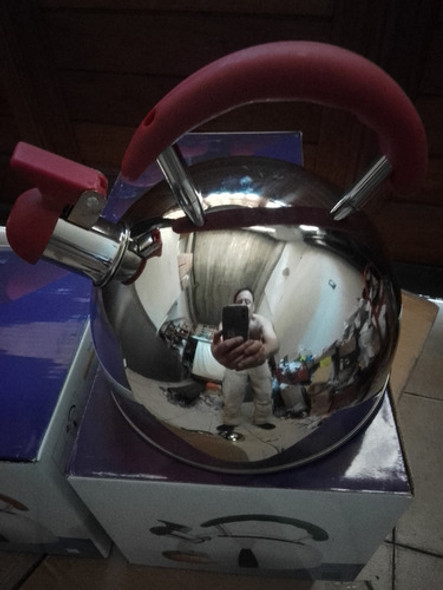 Pava Silbadora 2,5lts. Diseño Europeo .acero Inoxidable. 1