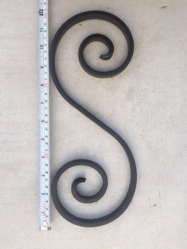 Rulo, Rizo En Hierro Decoración Rejas 1