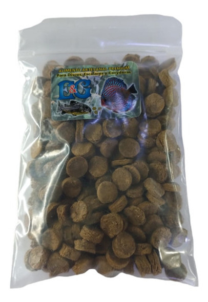 Alimento Para Peces E&g Artesanal De Fondo Con Tubifex 100g 0