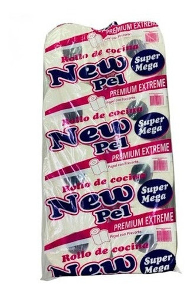 Super Rollo De Cocina New Pel 300 Paños X 8 Unidades 0 Super Rollo De Cocina New Pel 300 Paños X 8 Unidades 0