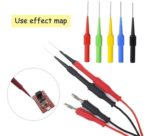 Set 5 Backprobe / Agujas P/ Terminales Y Conectores Esi 1