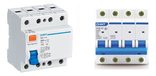 Combo Disyuntor 4x25 + Térmica 4x25 Industrial 0