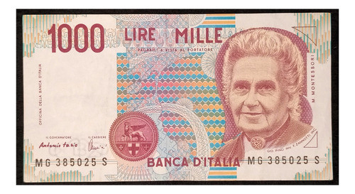 Italia 1000 Liras 1998 Mb Pick 114c.3 0