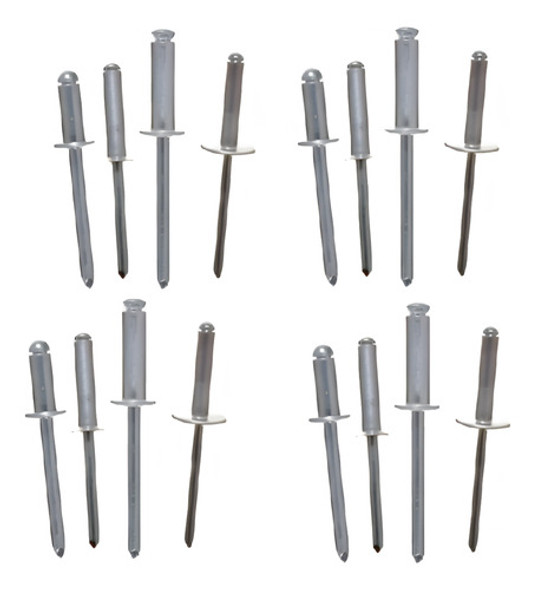 Remache Pop 1/4x1 Pulgadas Caja De 1000pzas Fubral 0