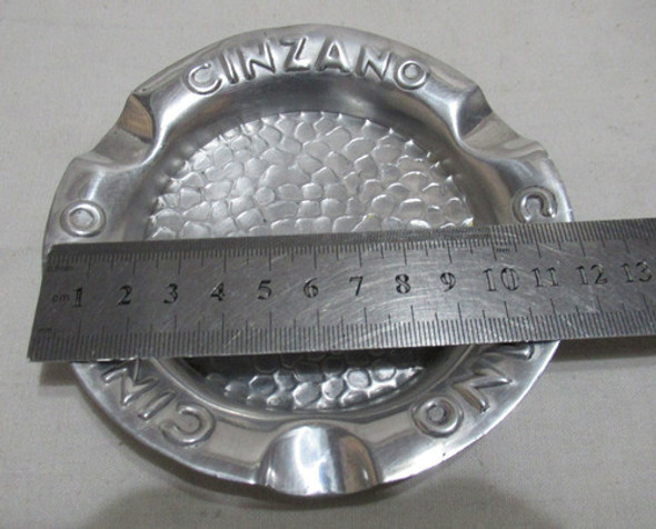 Antiguo Cenicero Publicitario Cinzano Aluminio 1
