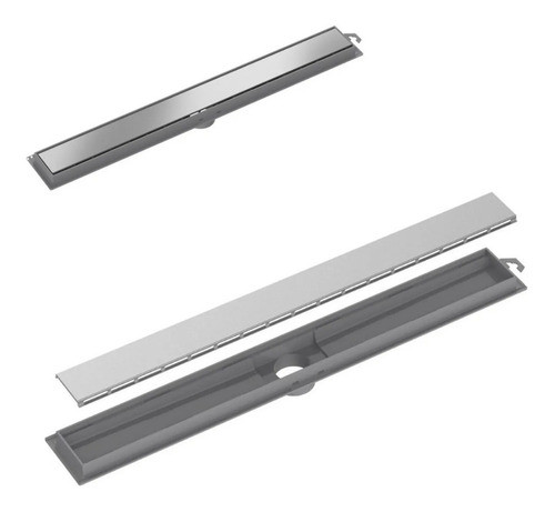 Rejilla Lineal Tigre 70 Cm Acero Inoxidable Pvc 1