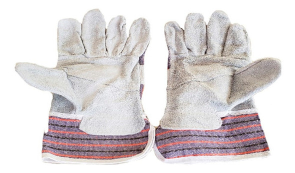 Guante De Cuero Y Tela - Medida 10,5 0 Guante De Cuero Y Tela - Medida 10,5 0