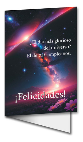 Dos Tarjeta Feliz Cumpleaños Brillante Original Para Adultos 0