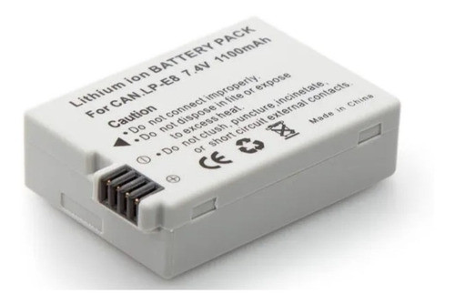 1bateria Lp-e8 Para Eos Canon T2i T3i T4i T5i + Cargador Usb 1
