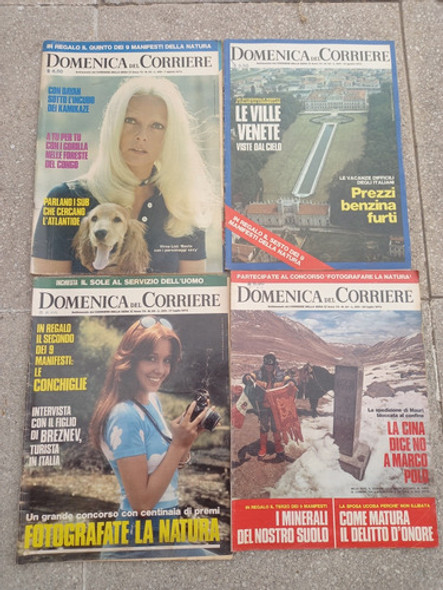Revista Domenica Del Corriere 1973 - 5 Numeros A Eleccion 0 Revista Domenica Del Corriere 1973 - 5 Numeros A Eleccion 0