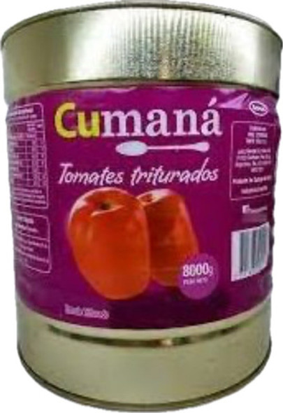 Tomates Triturados Cumana Lata X 8 Kg 0 Tomates Triturados Cumana Lata X 8 Kg 0