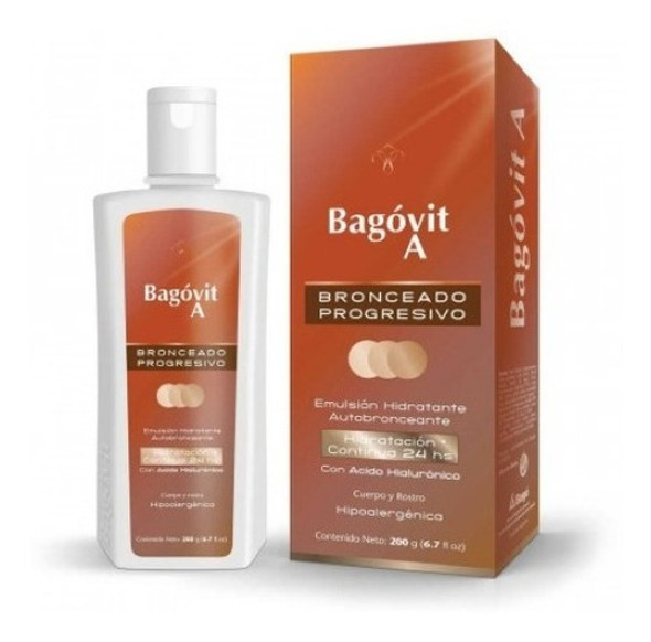 Bagovit A Bronceado Progresivo Emulsion Autobronceante 200g 0 Bagovit A Bronceado Progresivo Emulsion Autobronceante 200g 0