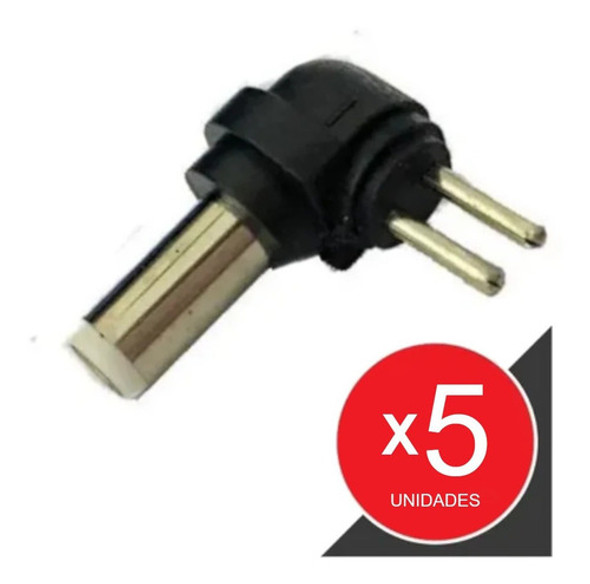 Ficha Conector Plug Hueco 5.5x2.5mm Intercambiable Fuente 0