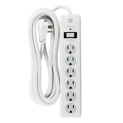 Ge Power Strip Surge Protector 6 Outlets 10ft Extra 0