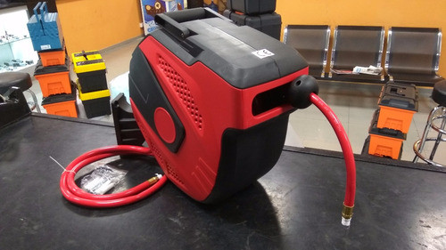 Enrollador Carretel Manguera Aire Compresor 15 Mt Retractil 1