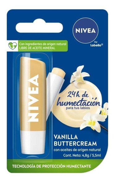 Pack 12u Labial Nivea By Labello Vainilla Buttercream 4,8g 0 Pack 12u Labial Nivea By Labello Vainilla Buttercream 4,8g 0
