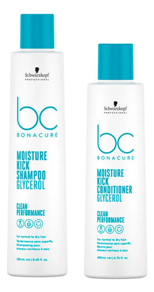 Shampoo + Acondicionador Schwarzkopf Moisture Kick Bonacure 0