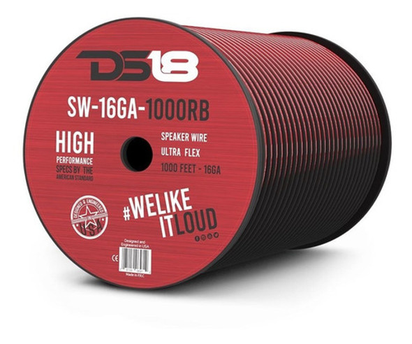 Cable De Parlante 16 Gauge Ds18  Sw16ga X Metro Sonocar 1 Cable De Parlante 16 Gauge Ds18  Sw16ga X Metro Sonocar 1