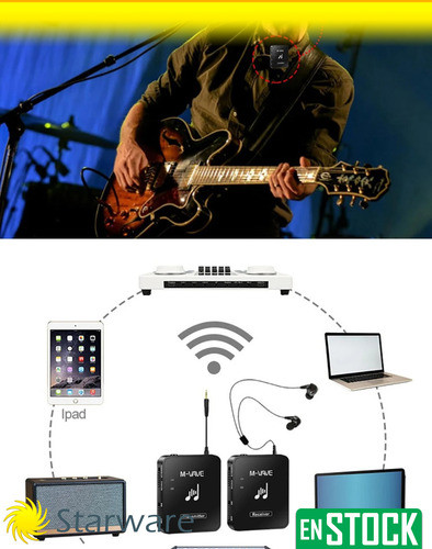 Monitoreo Audio Inalambrico M-vave M8 2.4g Portatil Retorno 1