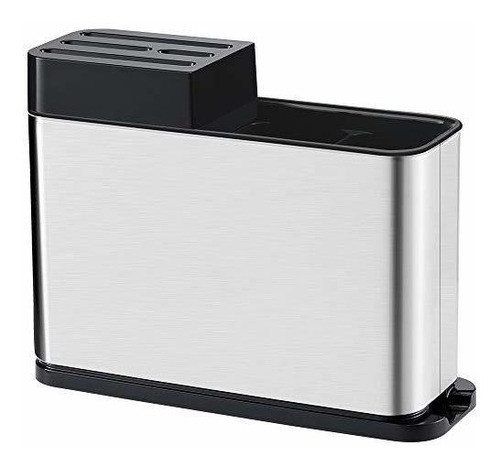 Hoonex Kitchen Utensil Holder Knife Block With Drainboard, U 0