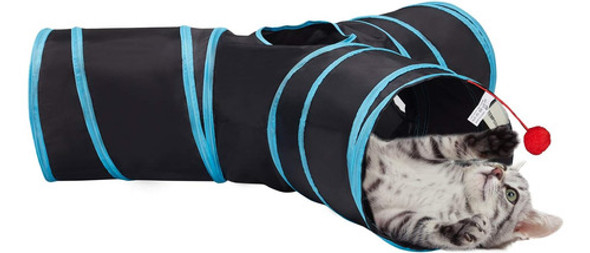 Túnel De Juguete Colapsable Para Gatos Y Pequeñas Mascotas 1