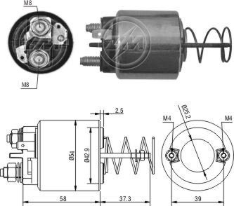 Solenoide O Automatico Land Rover 2.5 Td Valeo Zm 1597 0