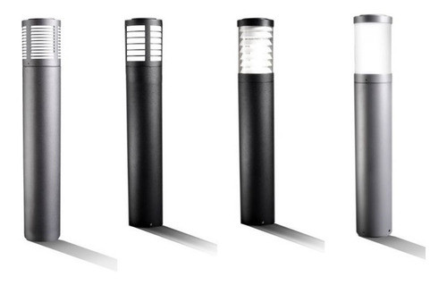 Farola Exterior Delta Cabezal 1 Con Led Incluido 1