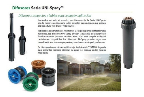 Tobera Rain Bird Riego Aspersión Us410 C/boquilla S10 1