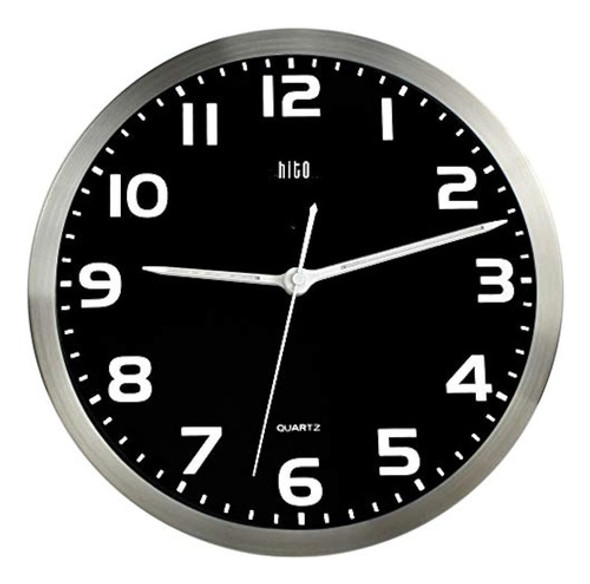 Hito Reloj De Pared Silencioso Sin Tictac 12? Con Brillo De 1 Hito Reloj De Pared Silencioso Sin Tictac 12? Con Brillo De 1