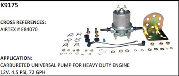 Bomba Combustible Electrica Universal H.duty 12v 0.3 Bar 0 Bomba Combustible Electrica Universal H.duty 12v 0.3 Bar 0