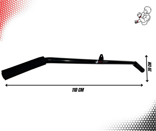 Barra Dorsalera P/ Polea 25mm Minigym Multigym 1