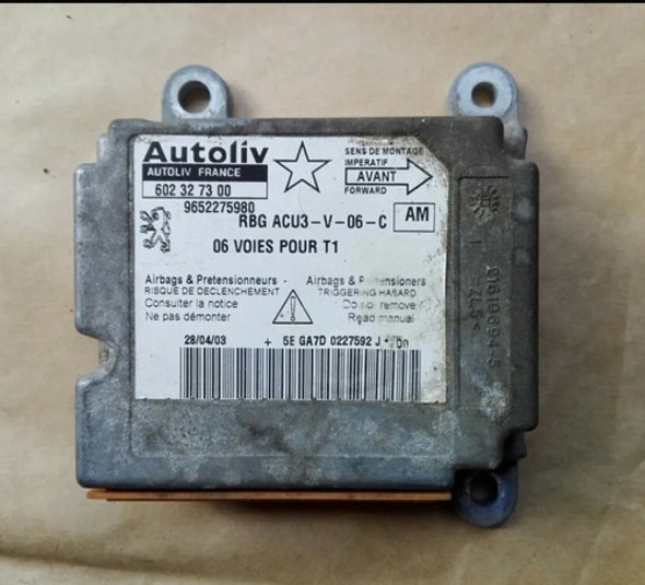 Modulo Airbag Peugeot 206 1.6 16v Original Usad 1 Modulo Airbag Peugeot 206 1.6 16v Original Usad 1