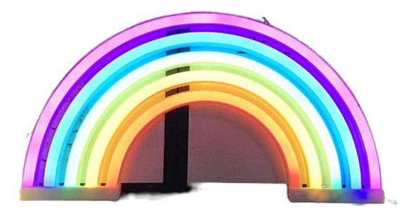 Luz Led De Arco Iris Niño Niña Decoración Fiesta Dormitorio 0