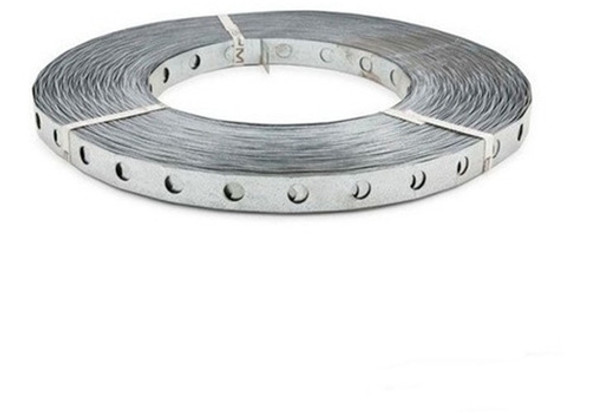 Fleje Cinta Perforado Rollo 10 Metros Galvanizado 0